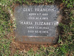ACKERMANN Gert Francois 1898-1972 & Maria Elizabeth 1903-1972
