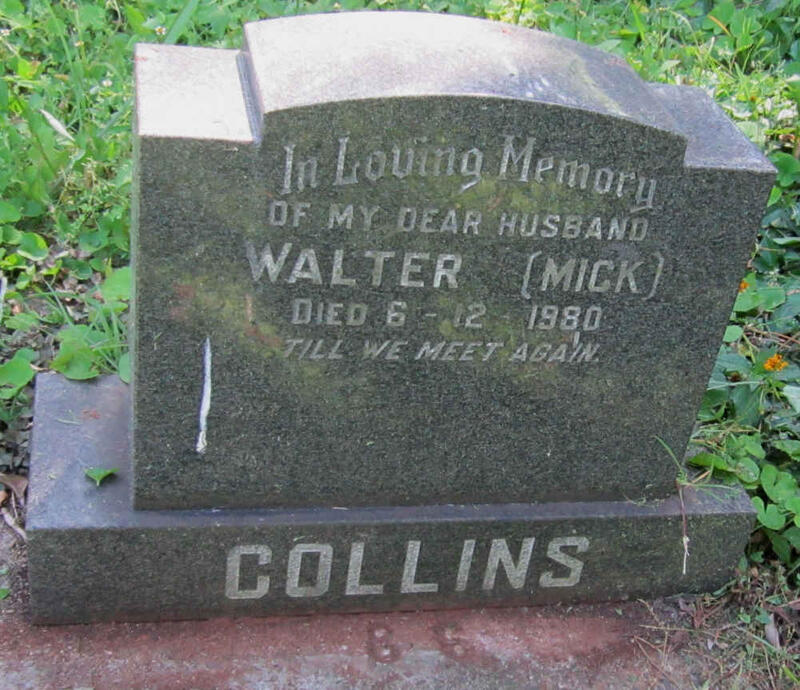 COLLINS Walter -1980