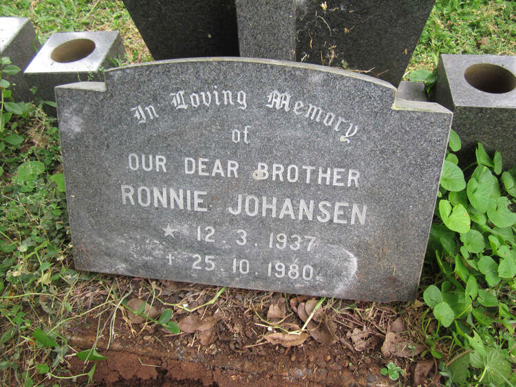 JOHANSEN Ronnie 1937-1980