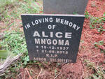 MNGOMA Alice 1937-2015