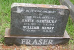 FRASER William Henry 1918-1971 & Emily Gertrude 1913-1972