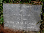 BURTON Mary Jane -1972