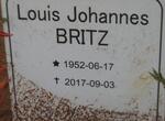 BRITZ Louis Johannes 1952-2017