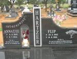 HARTZER Flip 1942-2015 & Annatjie 1945-2014