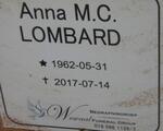 LOMBARD Anna M.C. 1962-2017