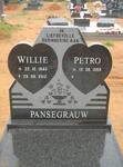 PANSEGRAUW Willie 1945-2012 & Petro 1959-