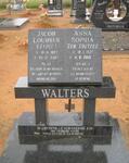 WALTERS Jacob Loubser 1927-2007 & Anna Sophia COETZEE 1927-2013