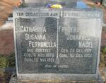 NAGEL Frederik Johannes 1871-1952 & Catharina Susanna Petronella COETZEE 1878-1951