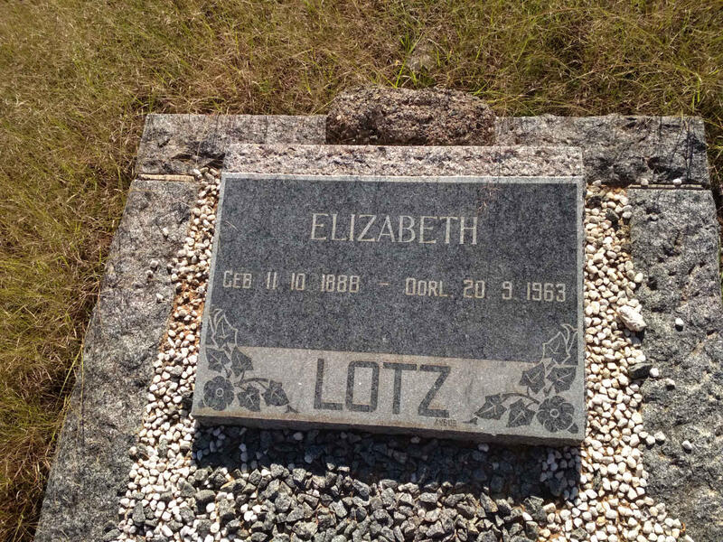 LOTZ Elizabeth 1888-1963