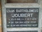 JOUBERT Izaak Bartholomeus 1916-1978