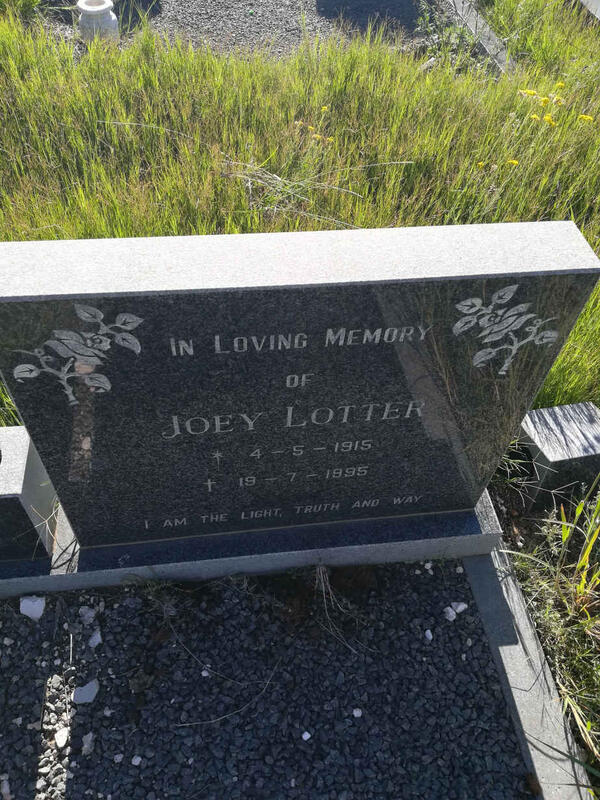 LOTTER Joey 1915-1995