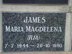 JAMES Maria Magdelena 1944-1980