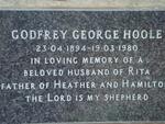 HOOLE Godfrey George 1894-1980