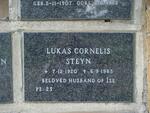 STEYN Lukas Cornelis 1920-1983