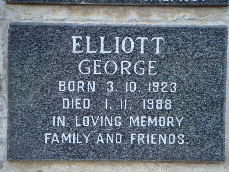 ELLIOTT George 1923-1988