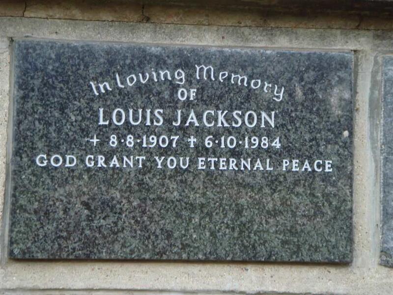 JACKSON Louis 1907-1984