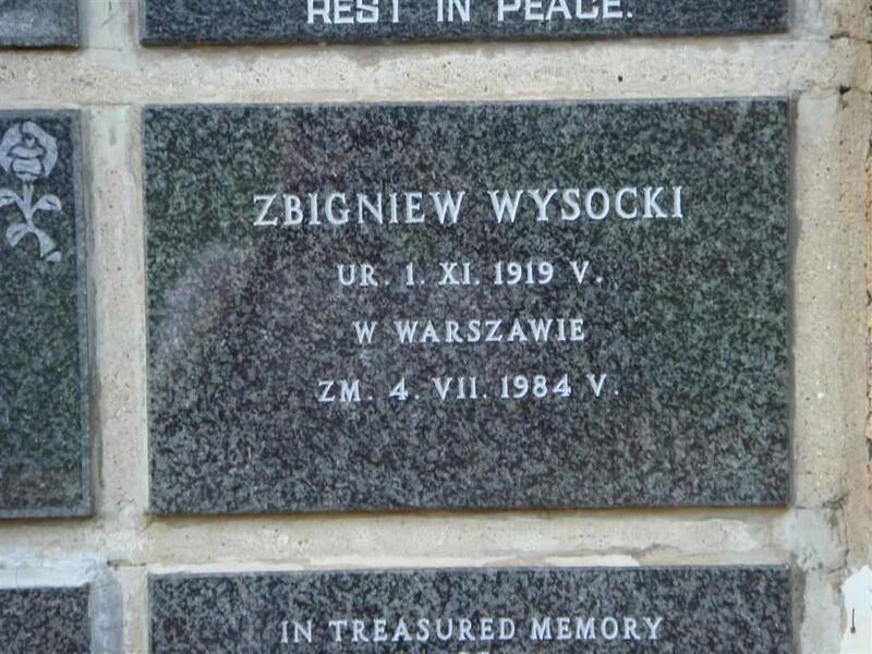 WYSOCKI Zbigniew 1919-1984