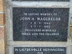 MACGREGOR John A. 1944-1983