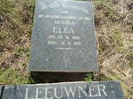 LEEUWNER Willem Jacobus V. Wyk 1921-2007 & Ella 1930-1970