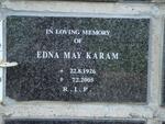 KARAM Edna May 1926-2005