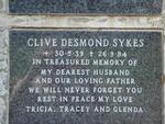 SYKES Clive Desmond 1939-1984