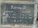 KERSWILL Herby 1917-1989 & Kathy 1919-1986