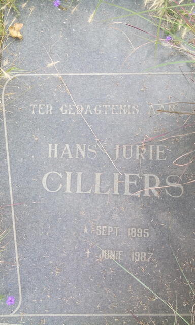 CILLIERS Hans Jurie 1895-1987