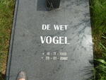 VOGEL de Wet 1960-2002