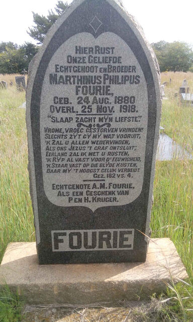 FOURIE Marthinus Philipus 1880-1918
