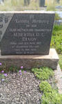 DIXON Albertha D.C. nee VAN DEN BERG 1869-1959