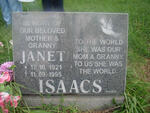 ISAACS Janet 1921-1995