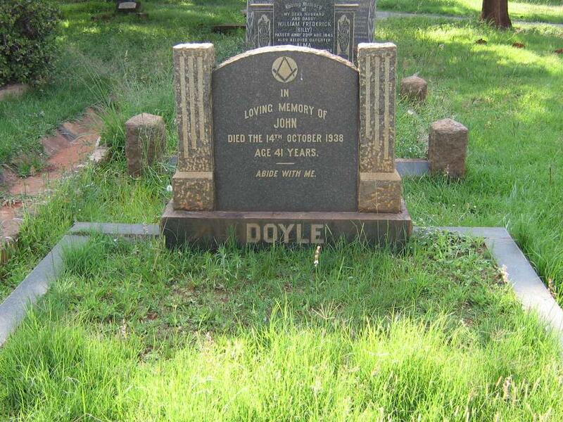 DOYLE John -1938