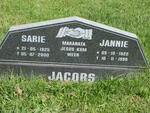 JACOBS Jannie 1922-1998 & Sarie 1925-2000