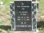 CHAMBERLAIN M.P. 1917-1993