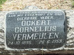 VERMEULEN Ockert Cornelius 1895-1959