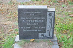ELLIOT Aletta Maria 1898-1970