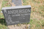 ANDERSON Cathrine Elizabeth 1874-1964
