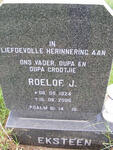 EKSTEEN Roelof J. 1924-2005