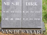 VAART Dirk, van der 1921-1996 & Niesje 1927-2012