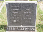 ACKERMAN J.J.K. 1911-1962