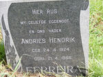 FERREIRA Andries Hendrik 1924-1966