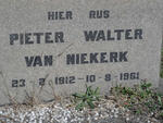 NIEKERK Pieter Walter, van 1912-1961