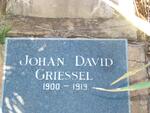 GRIESSEL Johan David 1900-1919