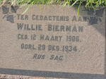 BIERMAN Willie 1906-1934