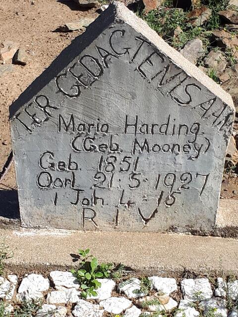 HARDING Maria nee MOONEY 1851-1927