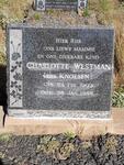 WESTMAN Charlotte nee KNOESEN 1903-1958