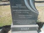 XABA Mpho Christopher 1952-1996 & Maggie Ntshimo 1953-2016