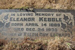 KEBBLE Eleanor 1880-1935
