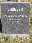 GROBLER Magdalena Jacoba nee BOTHA 1923-1997
