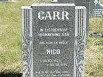 CARR Nico 1973-1990